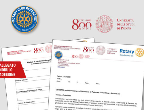Collaborazione tra Università di Padova ed il Rotary Club Padova Est