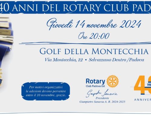 40 anni del Rotary Club Padova Est