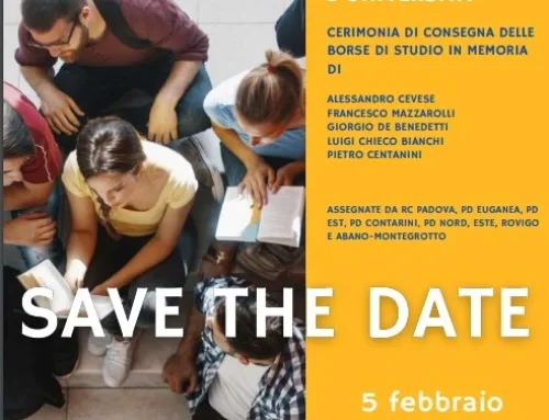 5 febbraio 2025 alle ore 17:30-Cerimonia di Consegna delle Borse di Studio